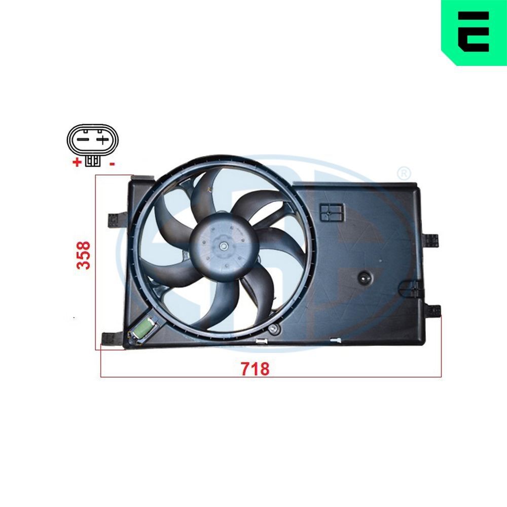 ERA Ventilador de radiador 352141 Ventoinha radiador ERA SAXO 352141 baratos