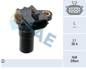FAE Turtallsensor, automatgir 79492 Hastighetssensor FAE M-Klasse 79492 billige