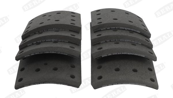 BERAL Bremžu uzliku kompl., Trumuļu bremzes KBL19116.0-1660 Trumuļu bremzes BERAL Ford USA EDGE KBL19116.0-1660