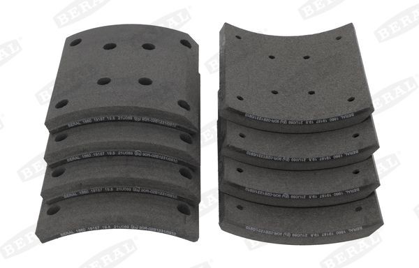 BERAL Bromsbelägg, sats, trumbroms KBL19187.1-1660 VW trumbroms BERAL KBL19187.1-1660