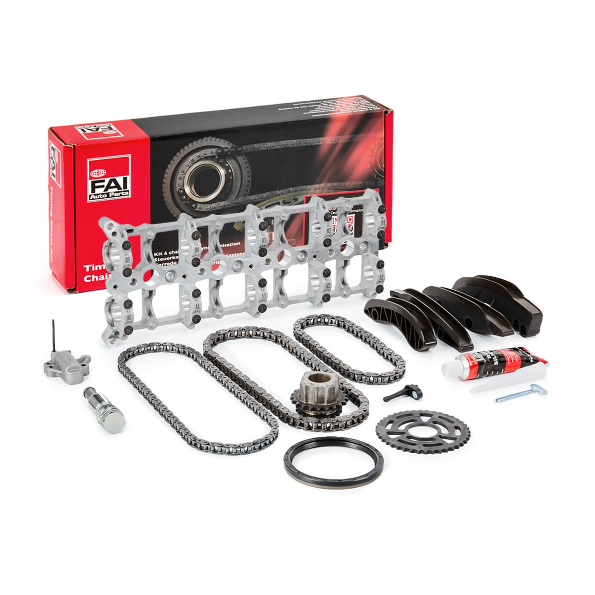 FAI AutoParts Distributiekettingset TCK438 FAI AutoParts TCK438 Distributieketting Toyota Auris e18 originele prijs