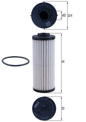 MAHLE Filtro idraulico per cambio automatico HX 190D MAHLE HX 190D Filtro cambio automatico MERCEDES-BENZ GLK prezzo