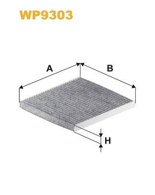 WIX FILTERS Φίλτρο, αέρας εσωτερικού χώρου WP9303 Φίλτρα καμπίνας WIX FILTERS CRETA WP9303 φθηνά