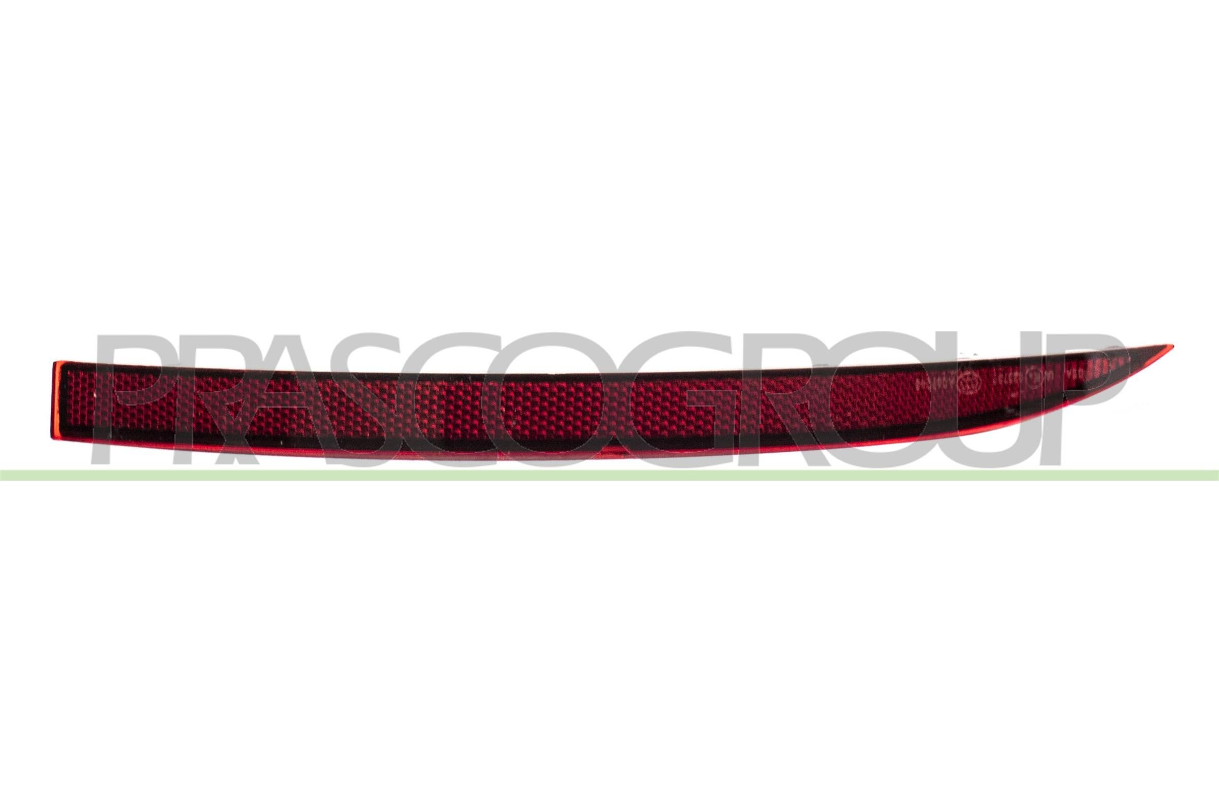 PRASCO Reflector rood VG8224354 Volkswagen TRANSPORTER Reflector parkeer breedtelicht PRASCO VG8224354