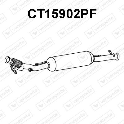 VENEPORTE SCR-katalysator CT15902PF Universele katalysator VENEPORTE 406 CT15902PF goedkoop