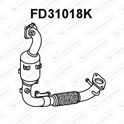 VENEPORTE Katalüsaator FD31018K VENEPORTE Katalüsaator ALFA ROMEO FD31018K