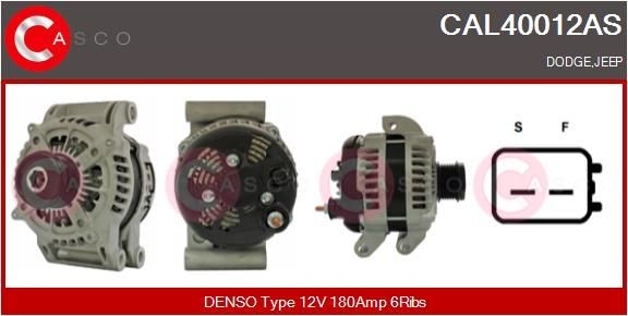 Dynamo / Alternator CASCO CAL40012AS CASCO CAL40012AS Dynamo DODGE CHARGER 2005