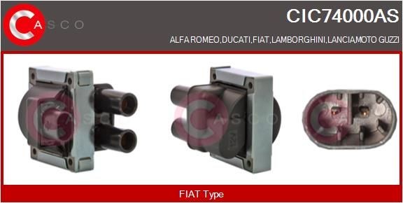 CASCO Zapaľovacia cievka CIC74000AS CIC74000AS Zapaľovacia cievka FIAT STILO CASCO