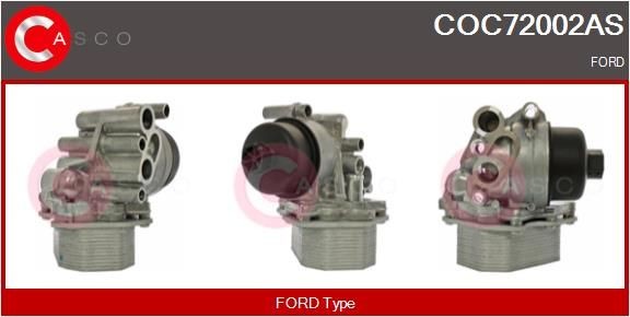 CASCO Radiateur d'huile COC72002AS COC72002AS Radiateur d'huile CASCO FORD FIESTA