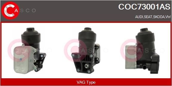 CASCO Radiatore olio motore COC73001AS COC73001AS costo Radiatore olio CASCO SEAT EXEO