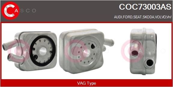 CASCO Oljekylare COC73003AS COC73003AS CASCO oljekylare Škoda FABIA