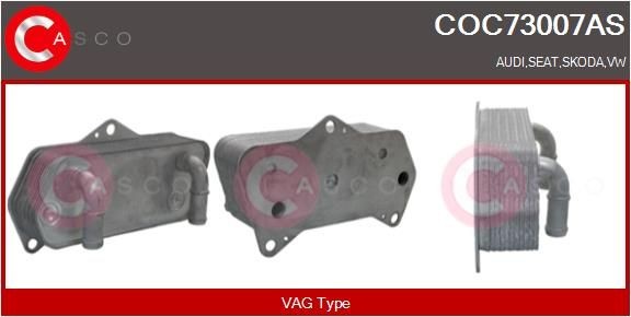 CASCO Radiatore olio motore COC73007AS COC73007AS costo Radiatore olio SEAT EXEO CASCO
