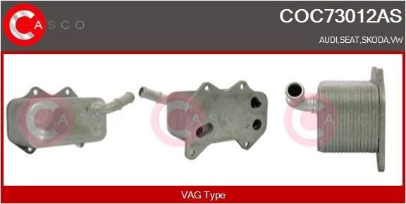 CASCO Radiatore olio motore COC73012AS COC73012AS Radiatore olio CASCO SEAT EXEO costo