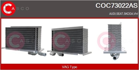 CASCO Radiador de óleo, óleo do motor COC73022AS Radiador de óleo do motor CASCO EXEO COC73022AS baratos