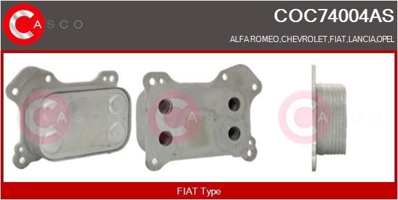 CASCO Oliekoeler COC74004AS Oliekoeler van de motor CASCO 147 COC74004AS goedkoop