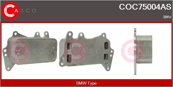 CASCO Radiateur d'huile COC75004AS BMW Série 7 Radiateur d'huile CASCO COC75004AS