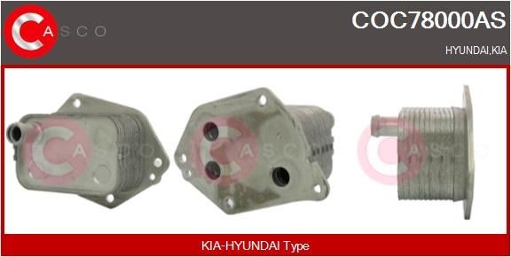 CASCO Oliekoeler COC78000AS CASCO COC78000AS Olie-koeler Kia Venga YN goedkoop