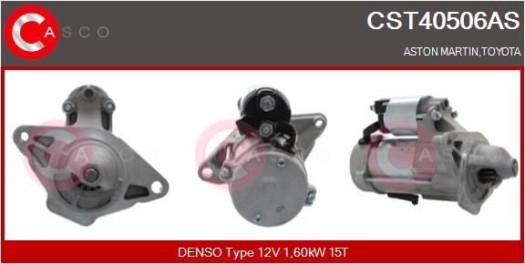 CASCO Starter CST40506AS CASCO CST40506AS Starter motor ASTON MARTIN Virage Shooting Brake billig