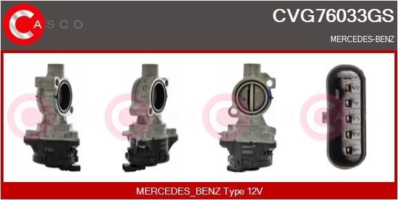 EGR klep CASCO CVG76033GS CASCO CVG76033GS Klep, uitlaatgasrecirculatie MITSUBISHI COLT 2007
