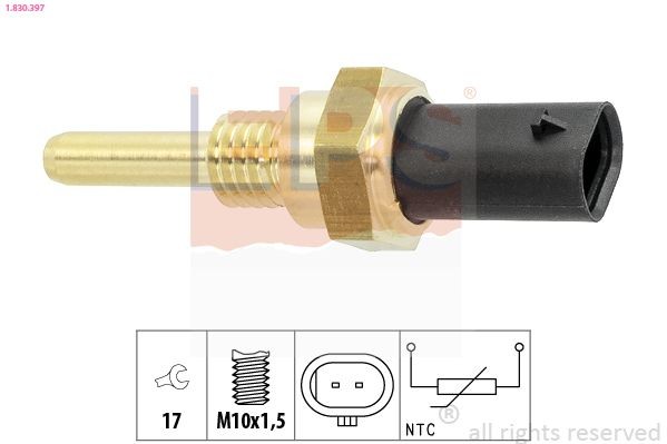 EPS Temperatuursensor 1.830.397 EPS 1.830.397 Koelmiddeltemperatuursensor LAND ROVER Range Rover Evoque (L551) goedkoop