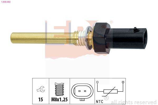 EPS Olietemperatuursensor 1.830.402 EPS 1.830.402 Olietemperatuursensor Tigra Mk1 Coupe (S93) prijs