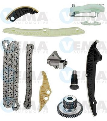 VEMA Kit de distribuição 120009 VEMA Kit de corrente de distribuição SKODA 120009