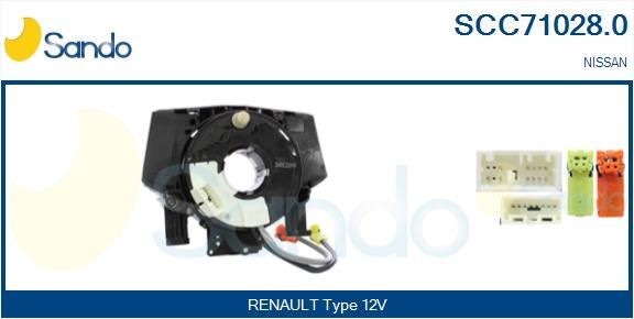 SANDO Vinutá prużina, Airbag SCC71028.0 Spínač stieračov BMW SANDO SCC71028.0