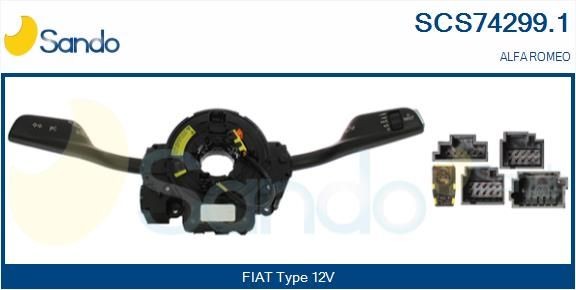 Tulede / kojameeste kangilüliti SANDO SCS74299.1 SANDO SCS74299.1 Suunatule lüliti ALFA ROMEO GIULIA 2023