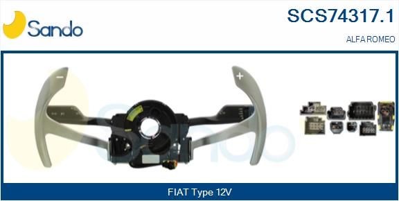 Tulede / kojameeste kangilüliti SANDO SCS74317.1 SANDO SCS74317.1 Pesuri lülitus ALFA ROMEO GIULIA 2023