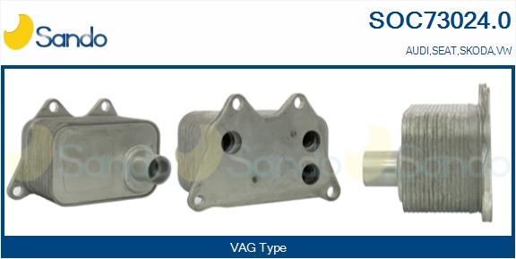 SANDO Engine oil cooler SOC73024.0 SOC73024.0 SANDO oil cooler for SEAT IBIZA