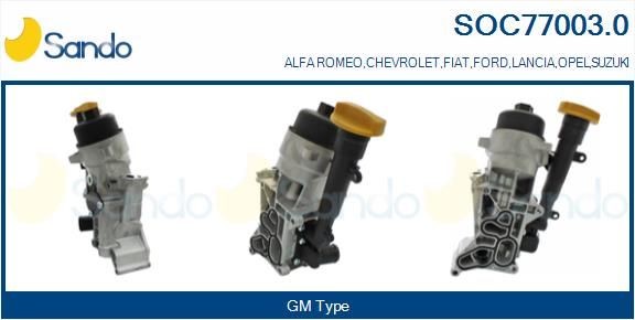 SANDO Chladič motorového oleja SOC77003.0 Chladič motorového oleja FORD SANDO SOC77003.0