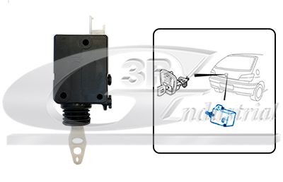 3RG Attuatore, Chiusura centralizzata 84244 84244 costo Serratura porta 3RG Volkswagen POLO