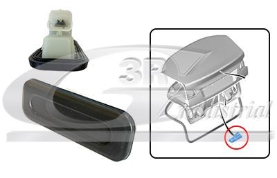 Poignée de porte 3RG 84245 3RG 84245 Serrure de porte PEUGEOT 207 2021