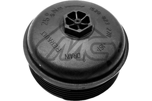 Metalcaucho Deksel, oliefilterbehuizing 38843 Oliefilterhuis / pakking Metalcaucho KA 38843 goedkoop