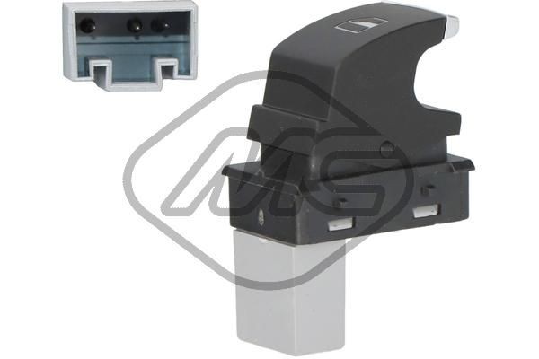 Metalcaucho Διακόπτης, γρύλος παραθύρου 43763 43763 Διακόπτες παραθύρων Metalcaucho PEUGEOT BIPPER