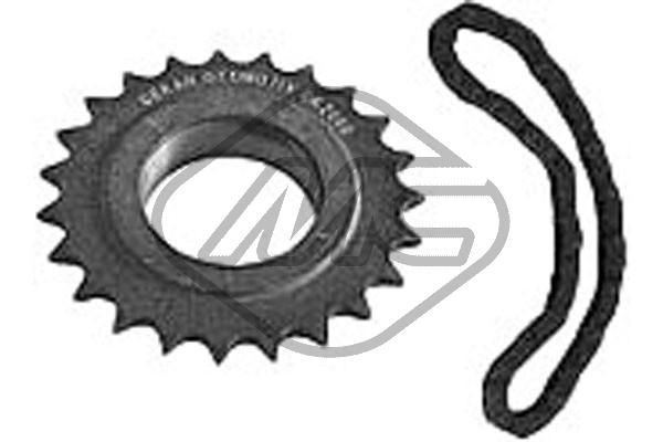 Metalcaucho Σετ αλυσίδας, μετάδοση κίνησης αντλίας λαδιού 48235 48235 Καδένα RENAULT CLIO Metalcaucho