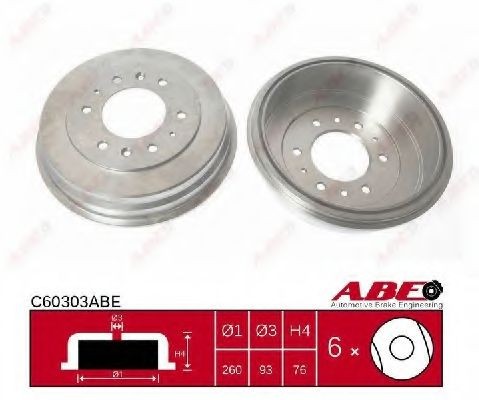 ABE Ταμπούρο C60303ABE Ταμπούρο ABE Mazda PREMACY C60303ABE