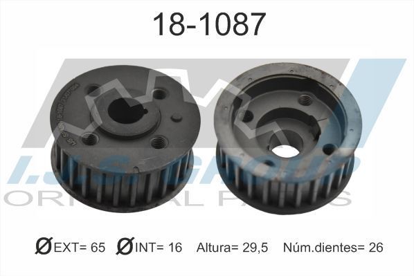 IJS GROUP Tannhjul, akseltetningsring 18-1087 18-1087 IJS GROUP Tannhjul veivaksel Ford billige