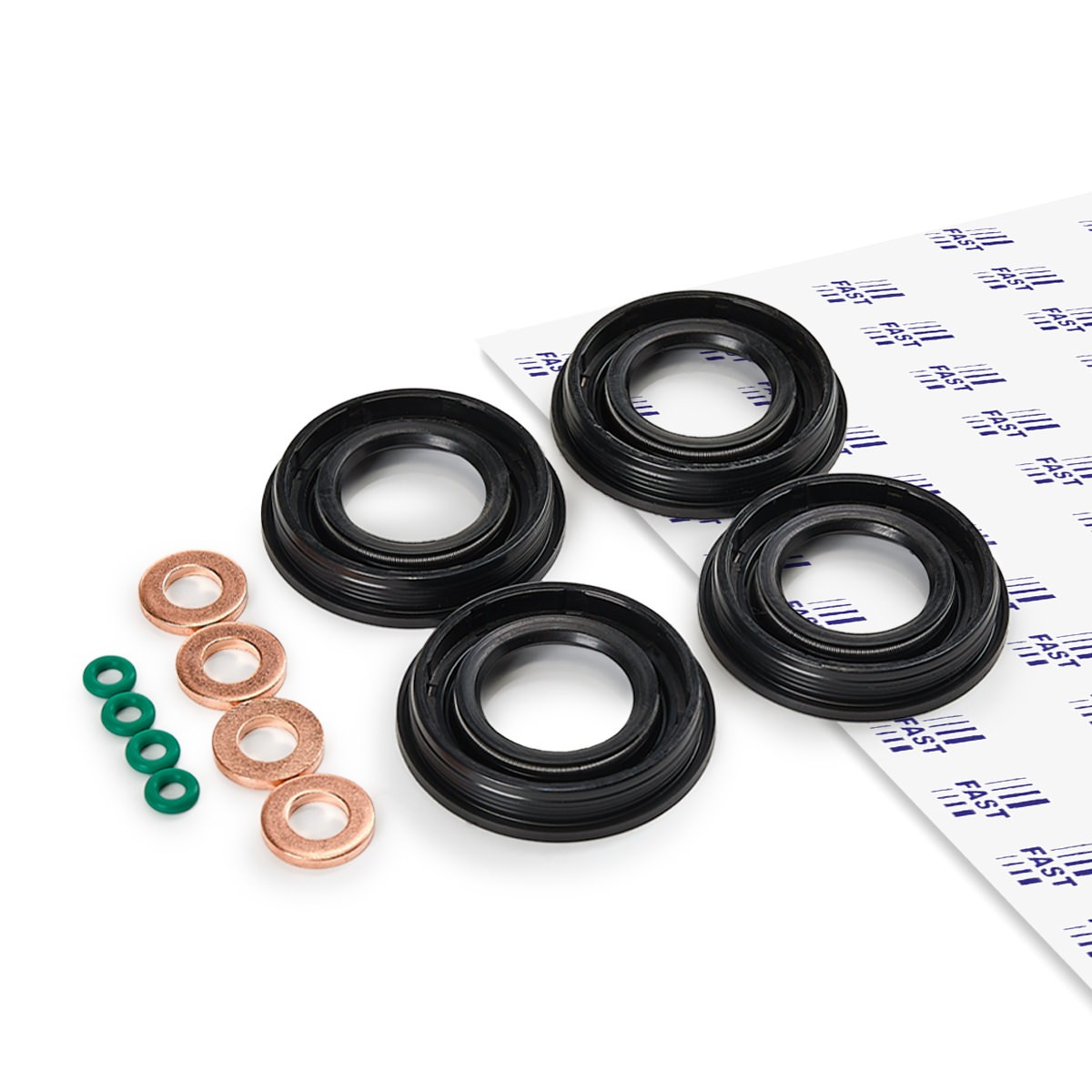 FAST Packningssats, insprutningsmunstycke FT49850 Byta Spridartätning LAND ROVER 88/109 Mk2A SUV Cabriolet kostnad FAST FT49850