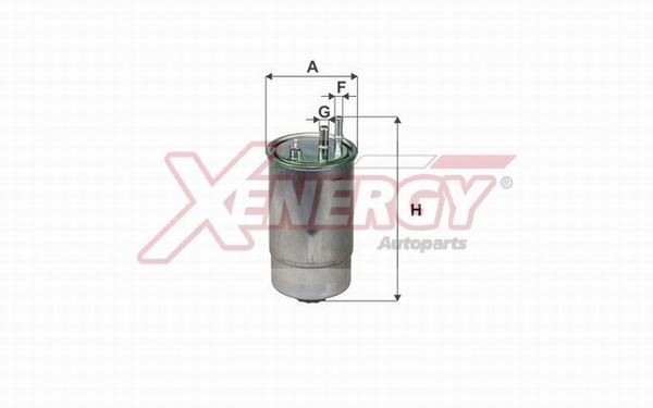 AP XENERGY Brændstof-filter X1500411 Brændstoffilter AP XENERGY 208 X1500411 billig