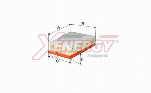 AP XENERGY Vzduchový filter X1591854 X1591854 Vzduchový filter RENAULT LOGAN AP XENERGY