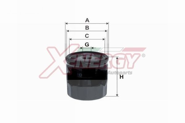 AP XENERGY Oliefilter X159554 Motorolie filter AP XENERGY PEUGEOT X159554
