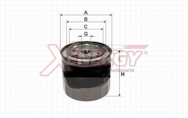 AP XENERGY Filtro de óleo X1595673 Filtro de óleo NISSAN AP XENERGY X1595673