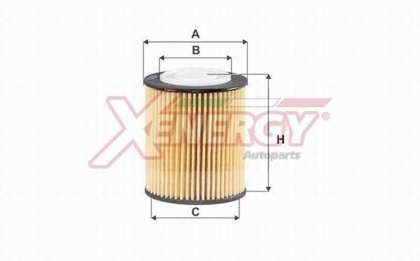 AP XENERGY Oliefilter X1596676 X1596676 Oliefilter TOYOTA VERSO S AP XENERGY
