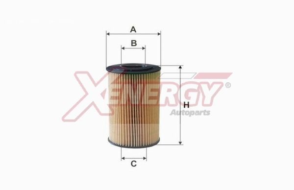 AP XENERGY Oliefilter X1596744 X1596744 Oliefilter AP XENERGY TOYOTA VERSO S