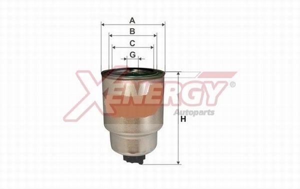 AP XENERGY Brændstof-filter X1598571 Brændstoffilter AP XENERGY PRIMASTAR X1598571 billig