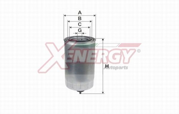 AP XENERGY Filtro carburante X1598795 X1598795 Filtro carburante HYUNDAI ATOS AP XENERGY costo