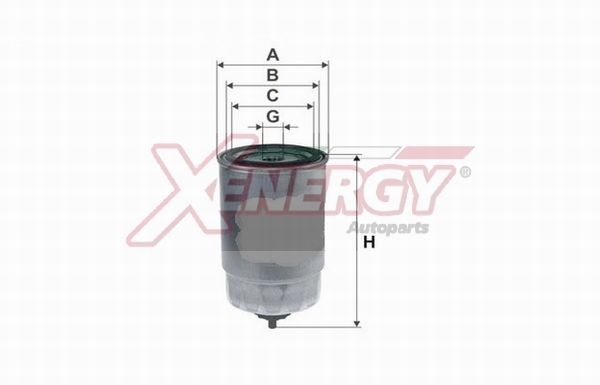 AP XENERGY Filtro carburante X1599792 Filtro carburante Kia AM X1599792 AP XENERGY
