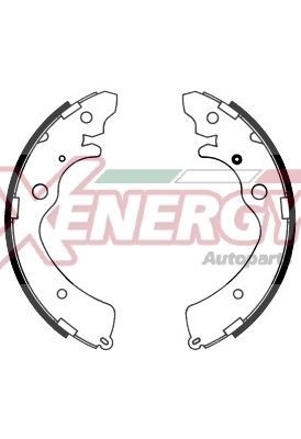 AP XENERGY Remschoenset X50211 AP XENERGY X50211 Remschoenen Accord IV Coupe (CB, CC) originele prijs