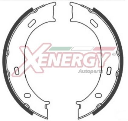 AP XENERGY Bromsbacksats X50354 X50354 AP XENERGY trumbroms VW POLO